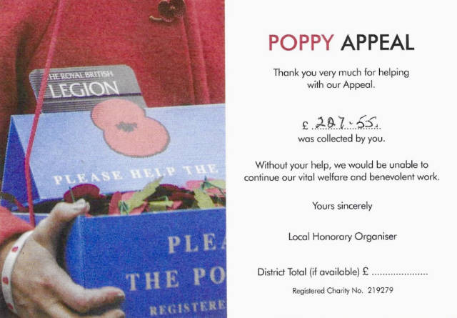Poppy Appeal 2018